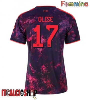 Bayern Munich Michael Olise #17 Terza Maglia Femmina 2026-27 Manica Corta